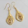Citrine Yellow Gold Plated Women Earring 925 Sterling Silver November Birthstone Jewelry
