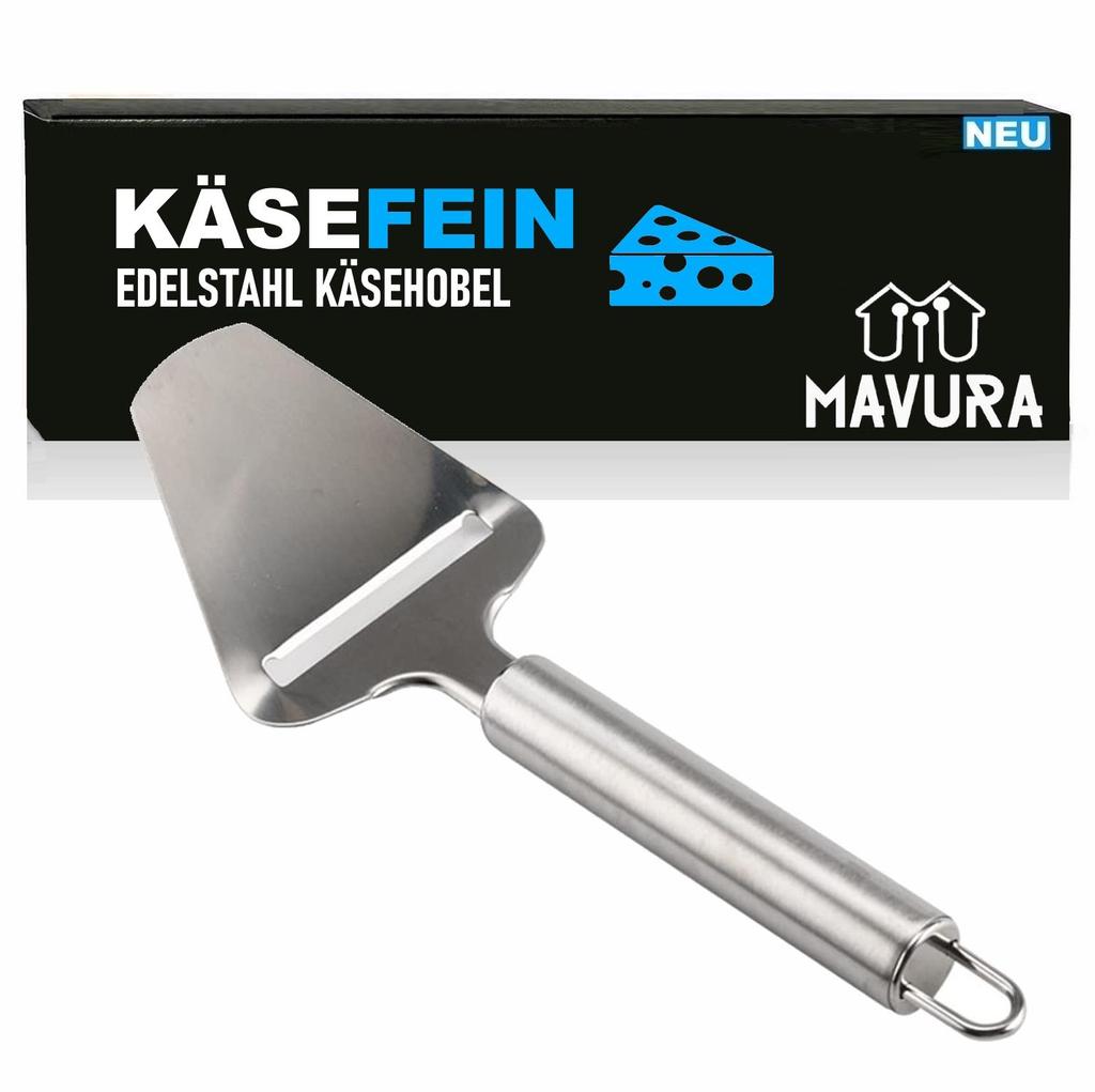 KÄSEFEIN Stainless Steel Cheese Slicer Cheese Cutter Cheese Knife Cheese Scraper Cheese Grater
