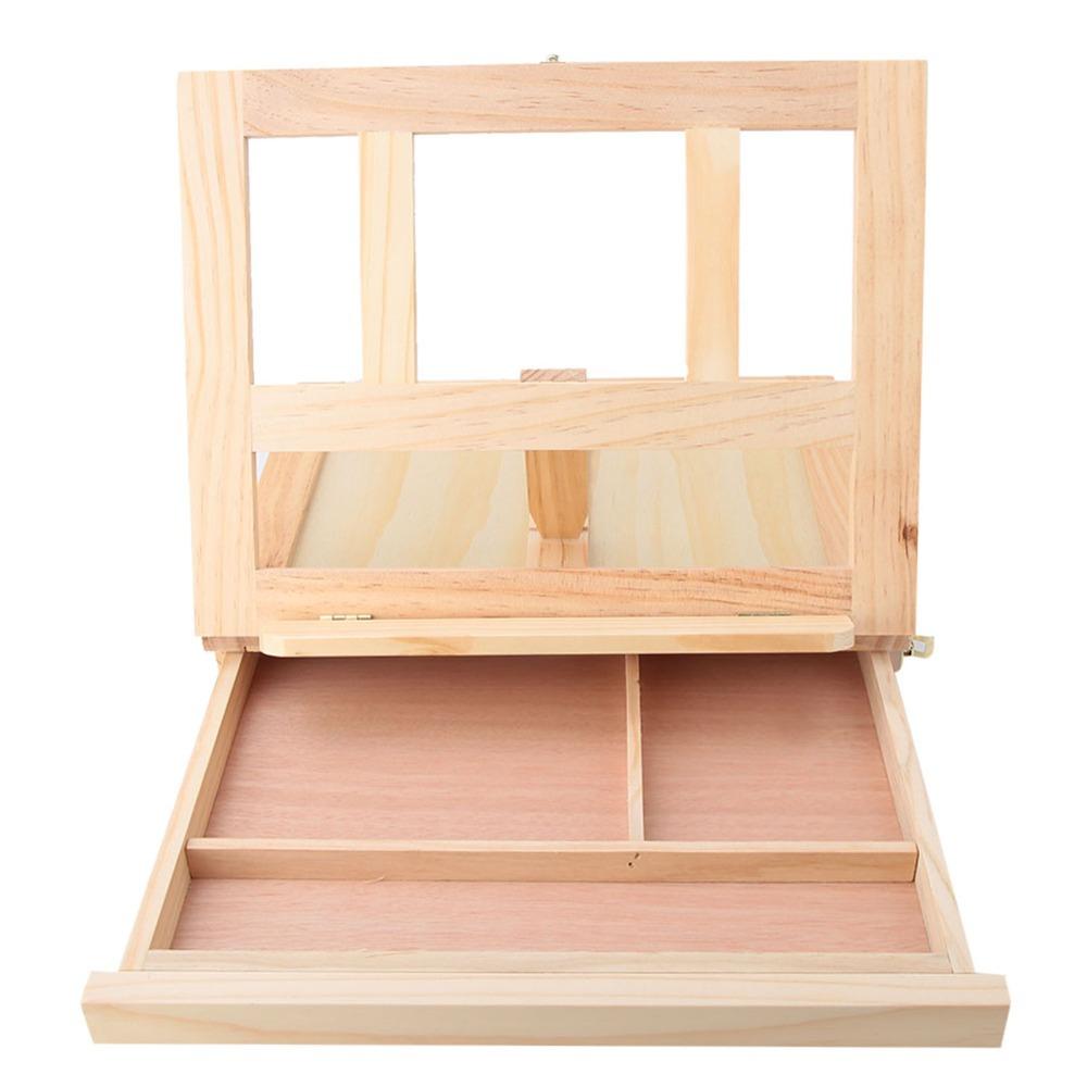Adjustable Art Support Rack with Drawer Painting Stand Artist Easel Desktop Oil Painting