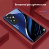 Глубокий синий чехол для телефона Oppo A79 5G 58 78 74 60 4G Reno 11F Realme GT 6 11 Note 50 10 C55 X2 Закаленное стекло Черный чехол для телефона