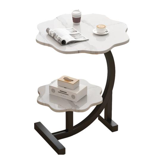 C-образный приставной столик со столешницей в форме цветка для офиса, гостиной, спальни 45659