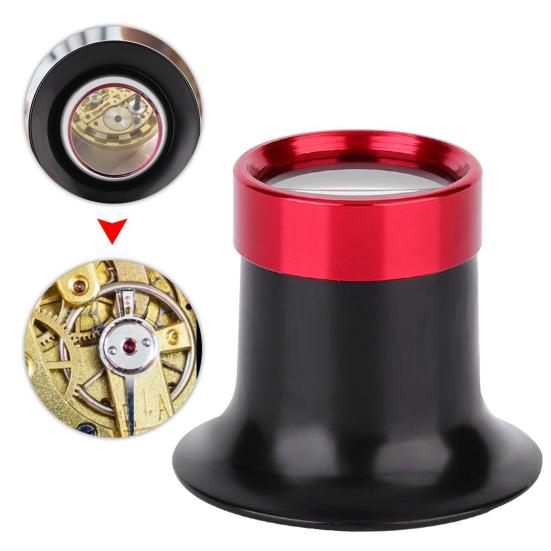 Watch Repair Magnifier Portable High-Definition Aluminum Alloy 10X Eye Loupe Repair Watch Tool Home Use