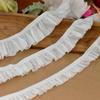 21 Color Stretchy Ealstic Ruffle Pleat Dance Shirt  1.5-2.5cm Wide Skirt Dress Edging Lace Trim Ribbon 10 Meters