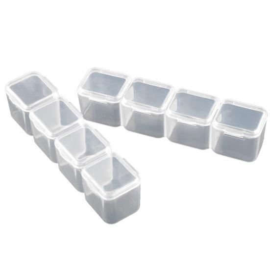 56 сеток Съемный дизайн ногтей Маникюрные аксессуары Коробка для хранения Контейнер-органайзер