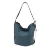 Large Capacity Denim Bag Women's 2025 Autumn New Trendy Shoulder Messenger Bag Large Bag Korean Niche Bucket Bag