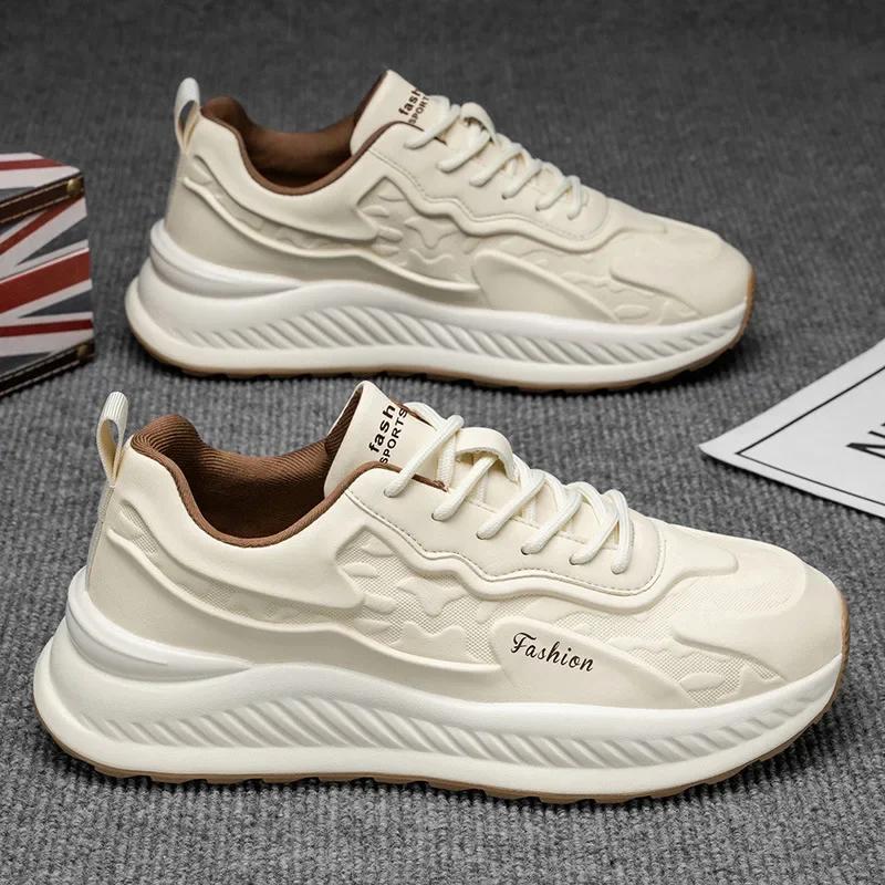 Мужская повседневная спортивная обувь модная и универсальная, подходит для ежедневных поездок на работу. Она легкая и удобная.