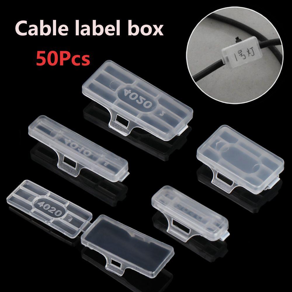 Waterproof Marker Tool Cable Tie Network Tag Box Fiber Organizers Identification Tags Cable Labels