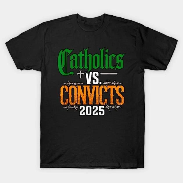 Classic Catholics vs Convicts 2025 T-Shirt