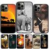 Чехол для телефона «Любовь слона, нежность, природа» для iPhone 17 Air 15 16 Pro Max 14 13 12 11 Pro Max Plus Coque Shell