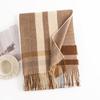 DayApril Autumn Winter Printed Tassel Imitation Cashmere Scarf