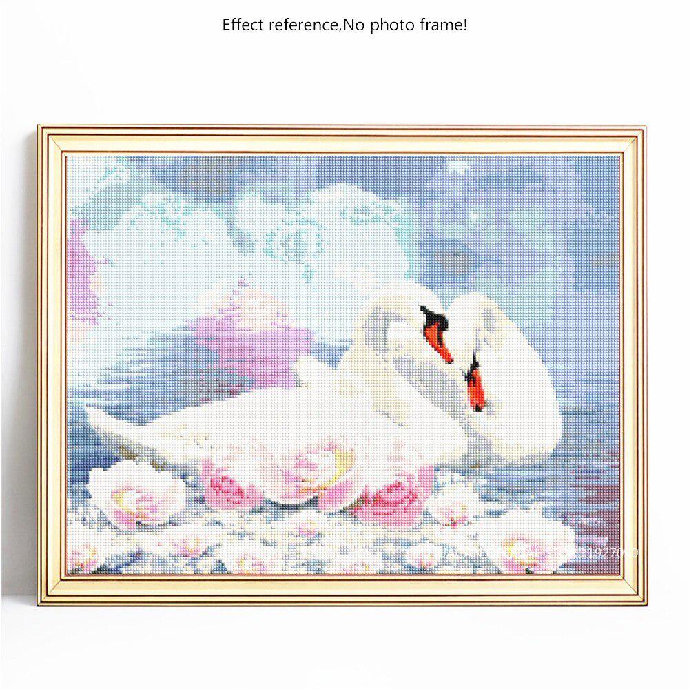 DIY Diamond Mosaic Animal Full Round Drill Swan Diamond Painting Embroidery Sale Rhinestone Picture