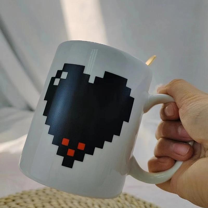 Волшебная кружка с игровым автоматом, меняющая цвет, кружка для кофе, чая, температура, изменение цвета, термочувствительная чашка, подарки на день рождения