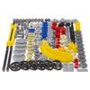 TEESE 233-Piece Technic - Lego Compatible Parts, Technic Gears, Axles, Pins, Wheel Absorbers, Shock Differential Tire Tracks for Technic Projects