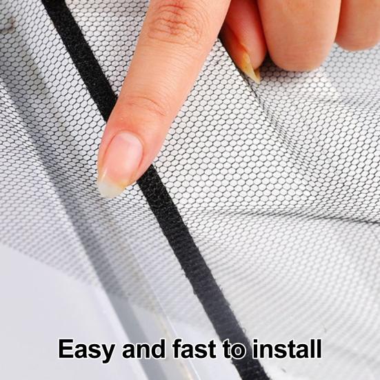 Window Screen Anti-Mosquito Net Well-Ventilated Fine Mesh Easy To Install DIY Window Screen Replacement Parts