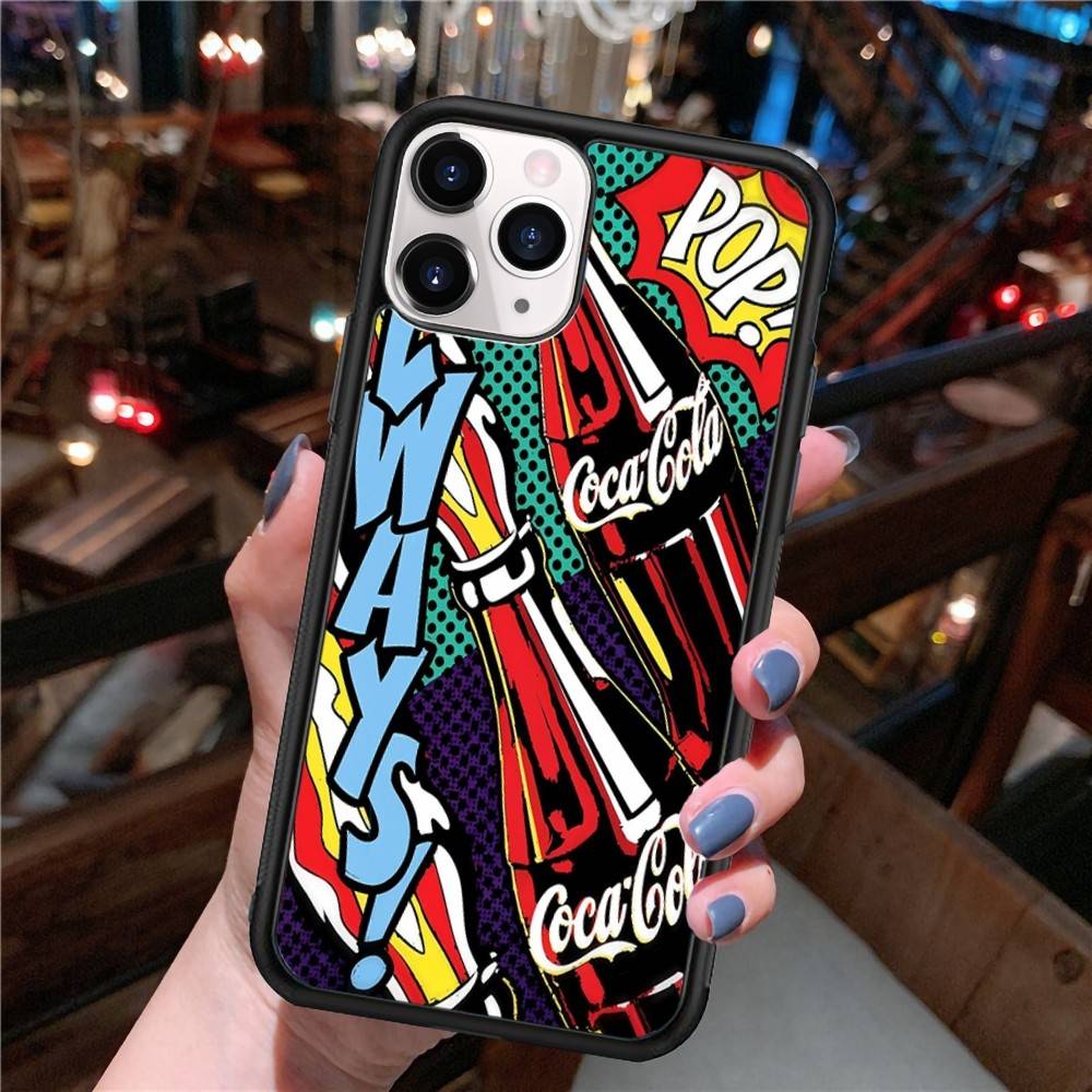 Чехол для телефона C-Coca C-cola с винтажным логотипом, PC+TPU, для IPhone 17 16 15 14 13 12 11 Pro Max Plus, милый мультяшный чехол