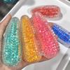 Squishy Glaze Effect Crystal Corn Squishy Toy Soft Squeeze Stress Ball Portable Fidget Relax Vent Toy For Kids Adults