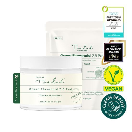 The Lab by Blanc Do Green Flavonoid Calming Pad Refill Plan (90+90 Sheets)