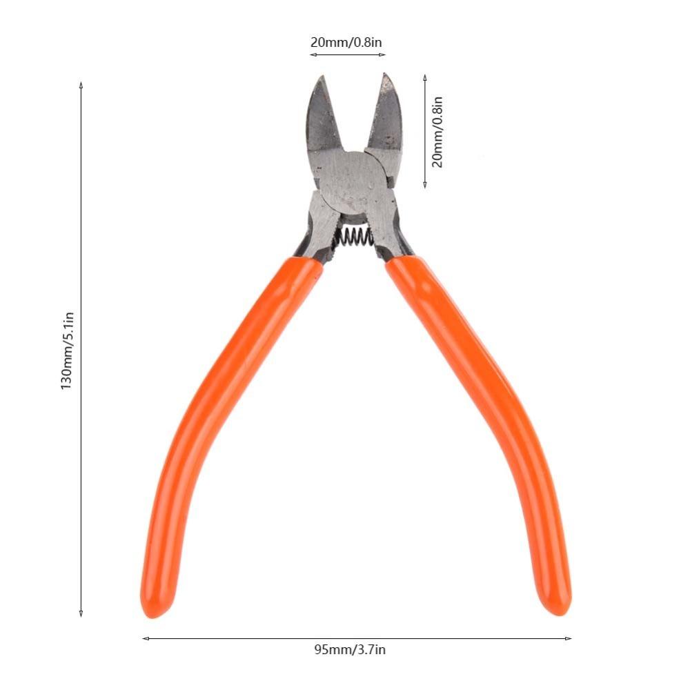 Chrome Vanadium Steel Cable Cutting Pliers 5in Wire Cutters Side Cutter Electronic Work