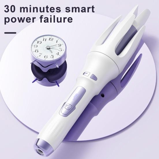 32 мм автоматические щипцы для завивки волос с 4 регулируемыми температурами, быстрый нагрев, электрические вращающиеся щипцы для завивки волос, отрицательные ионы, керамическая палочка для завивки женских волос