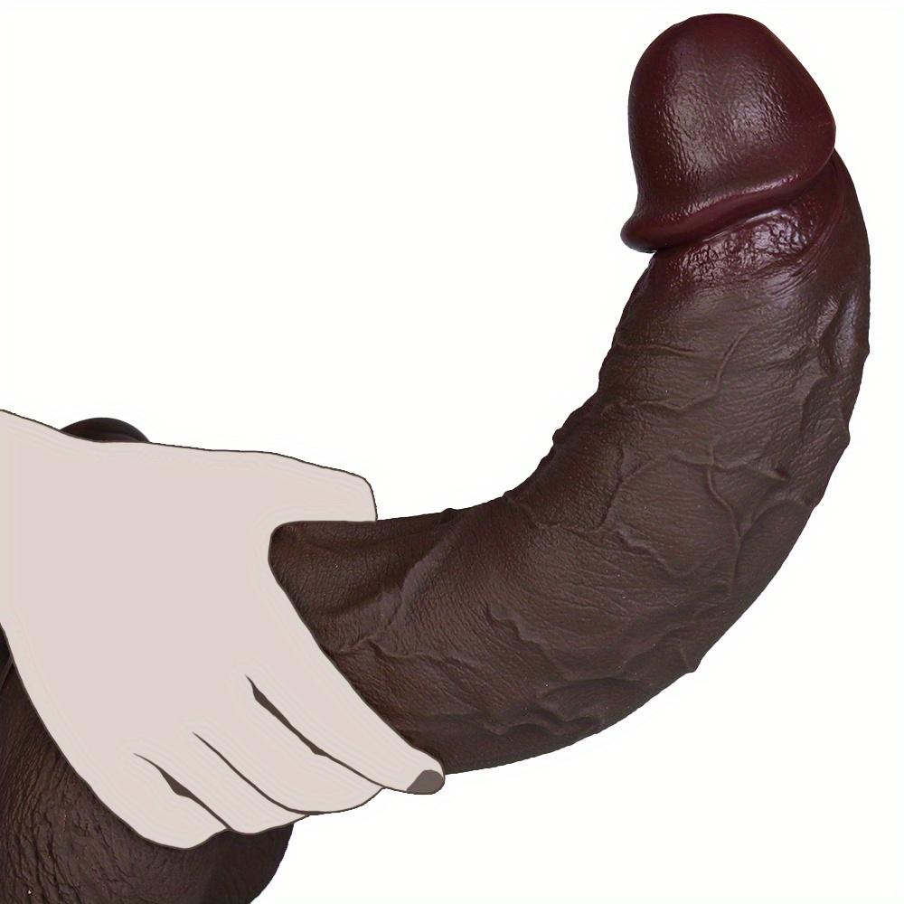 Очень большой реалистичный дилдо 14,17" – Сверхмягкий силиконовый пенис с сильной присоской для игры без рук, Реалистичная текстура, Игрушка для взрослых для женщин и пар