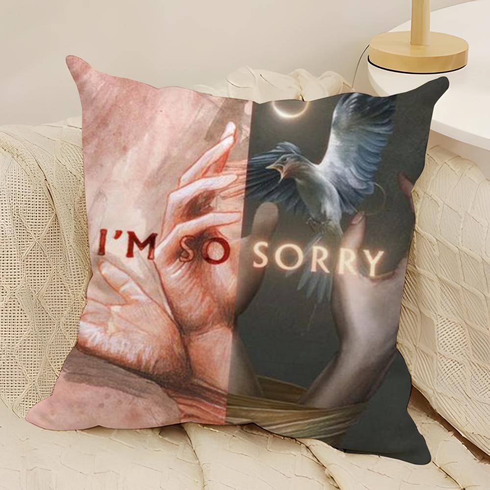 Hot Band IImagine Dragons Pillow Case Natural Linen DoubleSided Printing Sofa Home Decor Cushion Cover