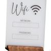 Доска с паролем WiFi, акриловая, многоразовая, держатель для дисплея, центральное украшение для гостей