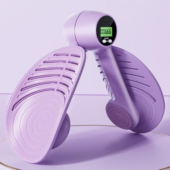 Thigh Trainer with Counter LCD Display Adjustable Ergonomic Pelvic Floor Muscle Trainer Men Women Inner Thigh Leg Hip Exerciser Toner