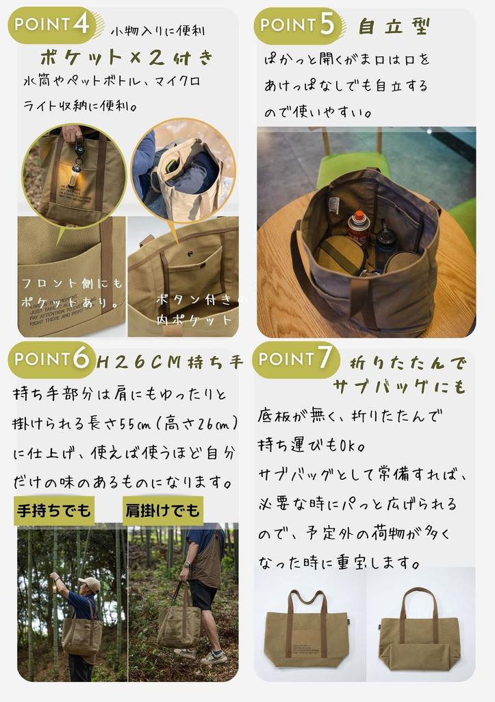 camping moon Холщовая сумка-тоут Военная сумка-тоут Чехол для хранения походного снаряжения Походная сумка-тоут 24 унции Сверхплотный холст Размер B4 B-189