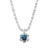 Women's S925 Sterling Silver Sparkling Cauliflower Moissanite Necklace Six-Prong Minimalist Luxury Fashion Clavicle Chain