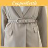 Minimalist Womens Style Waist Belt Metal Pin Buckle Dress Suit Belt Shapewear