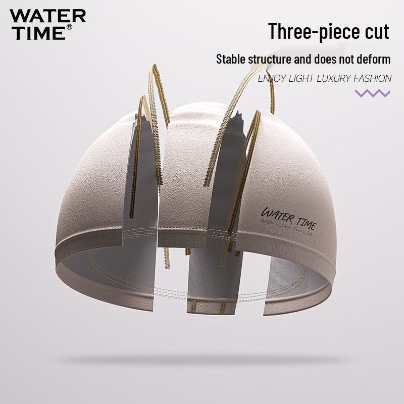 WATERTIME Unisex Silicone Coated Swim Cap