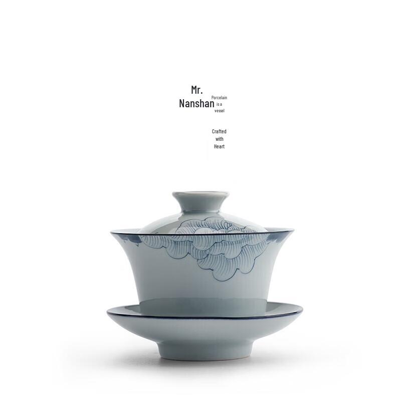 Nanshan Mr. Hand-painted Ceramic Kung Fu Tea Gaiwan