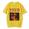 Женская футболка с принтом The Weeknd, графический принт, модный стиль Харадзюку 2023, хип-хоп одежда, повседневная женская одежда в стиле Y2K.