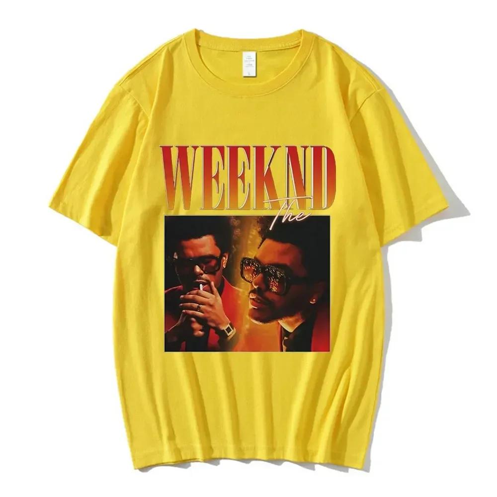 Женская футболка с принтом The Weeknd, графический принт, модный стиль Харадзюку 2023, хип-хоп одежда, повседневная женская одежда в стиле Y2K.