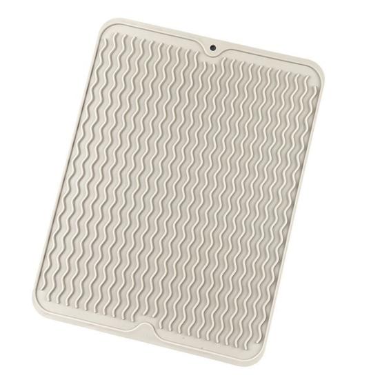 Silicone Drain Mat Anti-slip Base Food Grade Easy To Clean Cookware Drying Tray Air Circulation Drain Mat