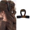 Fuyunohi Hair Small Hair Holds Mini Hair Tortoiseshell Bun Hair Cute Hair Half Lots of Hair Yellow Brown Clip, 8cm, Clip, Tightly, Ribbon, Clip, Clip,