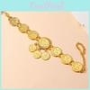 Luxury Gold Alloy Anklet For Women With Tassel Dangle Design For Bridal And Party Wear