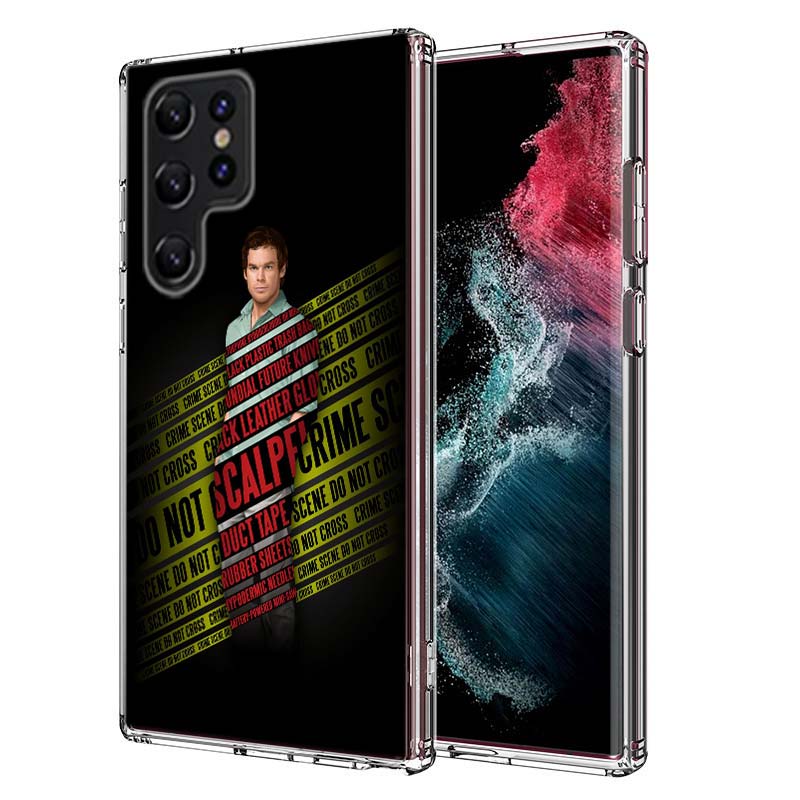 TV Show Dexter Morgan Capa Phone Case For Samsung S26 Ultra S25 Edge Galaxy S23 S21 S20 S24 FE S22 S10 Plus Cover Clear TPU Shel