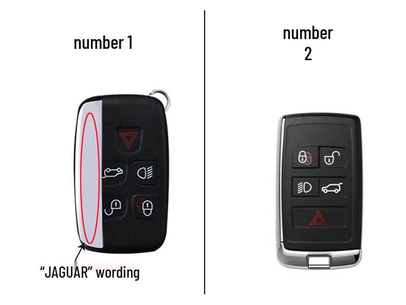 Оригинальный кожаный чехол для автомобильного ключа Jaguar XEL, XFL, XF, XE, F-Pace, XJ - Женская высококачественная умная модель с пряжкой.