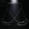 Women Chest Chain Body Chain Body Jewelry Breast Support Chain Club Party Solid Color