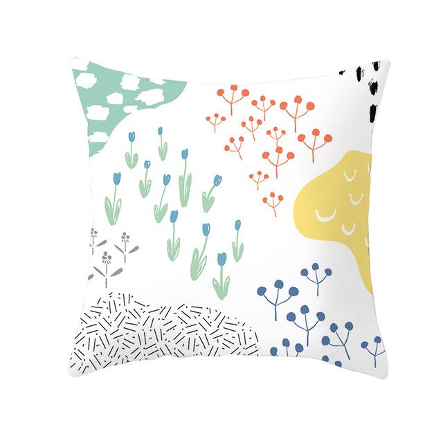 Geometric Printing Cushion Cover Creative Geometric Polyester Decorative Pillowcase Home Accessories Sofa Pillow Case Almohada