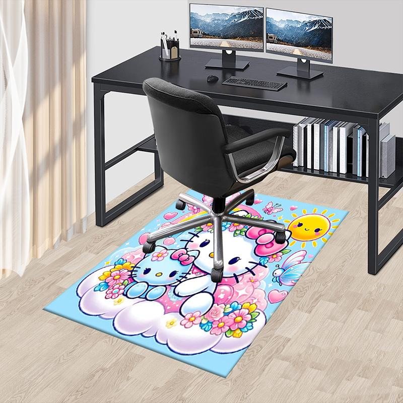 1 шт. Ковер Hello Kitty Коврик для офиса Наружный коврик Декор для дома Ковер для зоны Фестивальный подарок