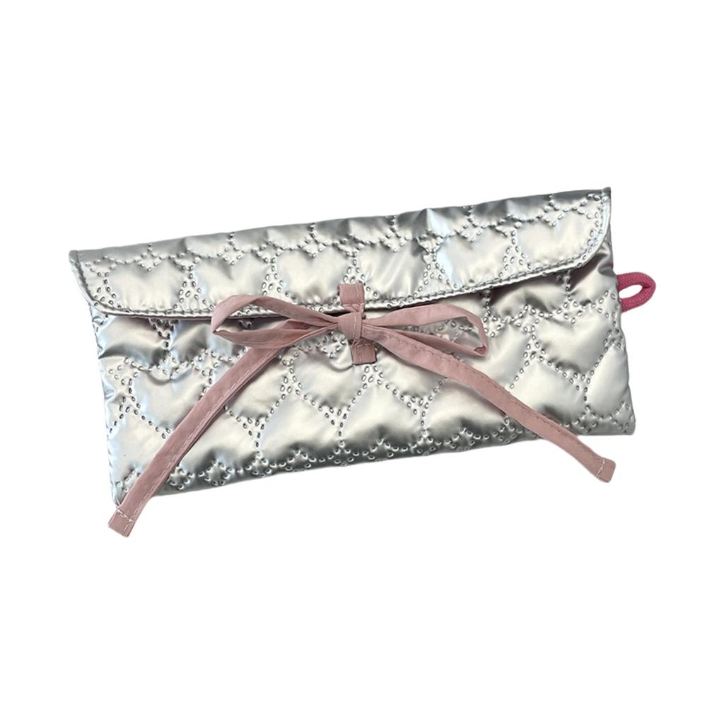 Бантики Кошелек для мелочи Раскладной пенал Стеганые кошельки Сумка для денег Кошелек для монет Сумка для мелочи Простой кошелек для мелочи Косметичка