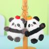 Delightful Stuffed Panda Keychain Plush Bag Charm With Soft Pp Cotton Filling
