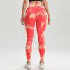 Women's Sports Fitness Pants Skinny Stretch Tie-Dye Nine Points Yoga Fashion Bottom Pants