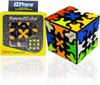 Magic Cube Gear Cube 3D Puzzle 3D Cube Magician 3x3 Competition Cube 360 Degree Rotation 3D Gear Structure Stress Relief Brain Training Brain Training