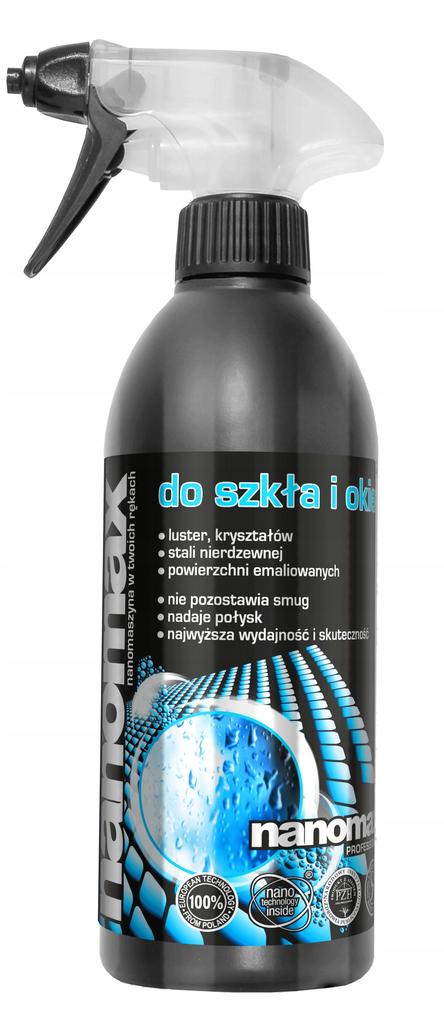 Nanomax Płyn Do Czyszczenia Szyb Luster I Kryształów 500Ml