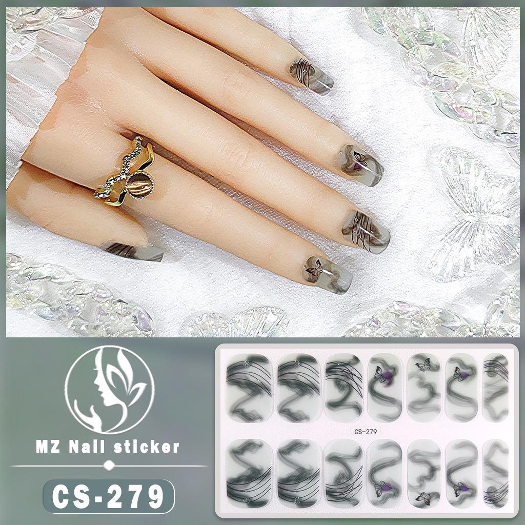 CS водонепроницаемый гель-лак для ногтей без запекания, пленка для ногтей, все прилипают к японскому корейскому ветру, маленькая красная книга, та же наклейка для ногтей, пленка для ногтей, пленка для ногтей