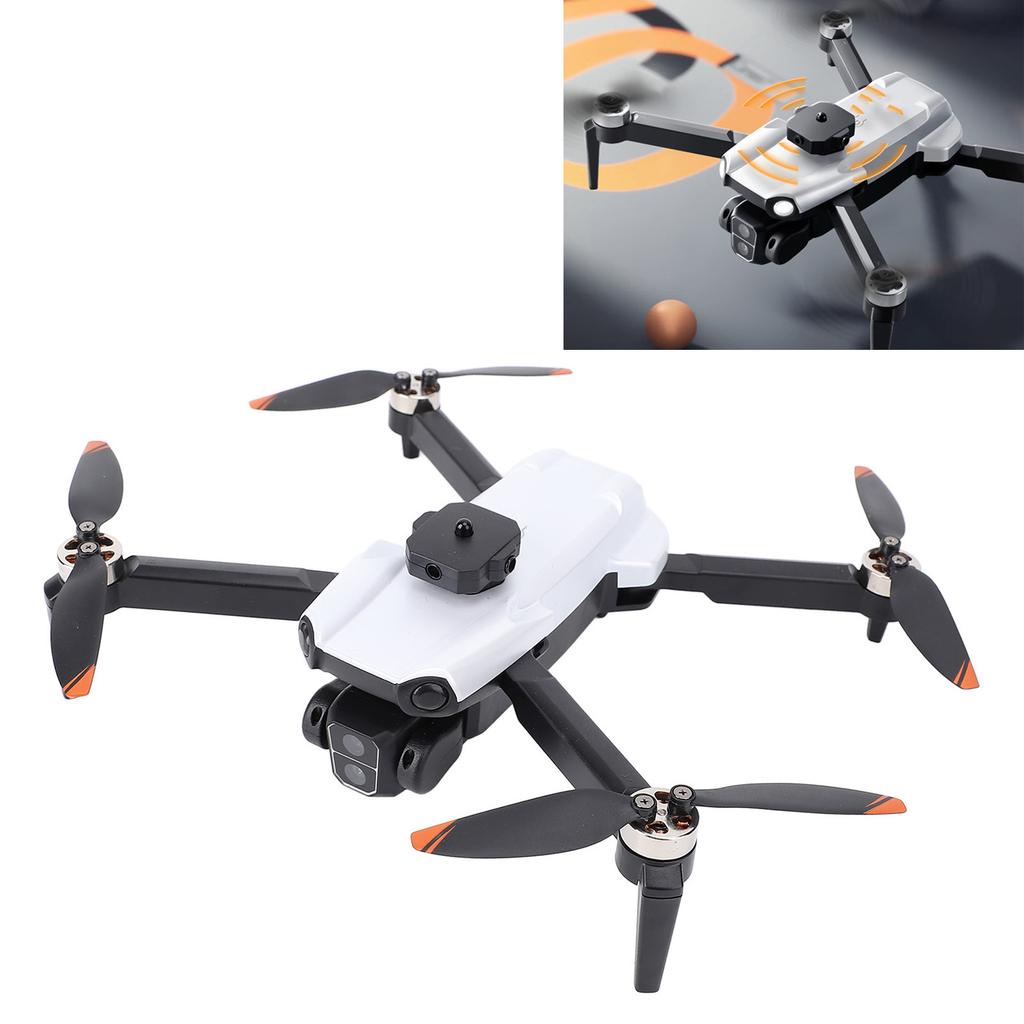 Drone Dual Camera NaIntelligent Obstacle Avoidance Optical   Hovering GPS Return LCD Display Remote Control RC Quadcopter