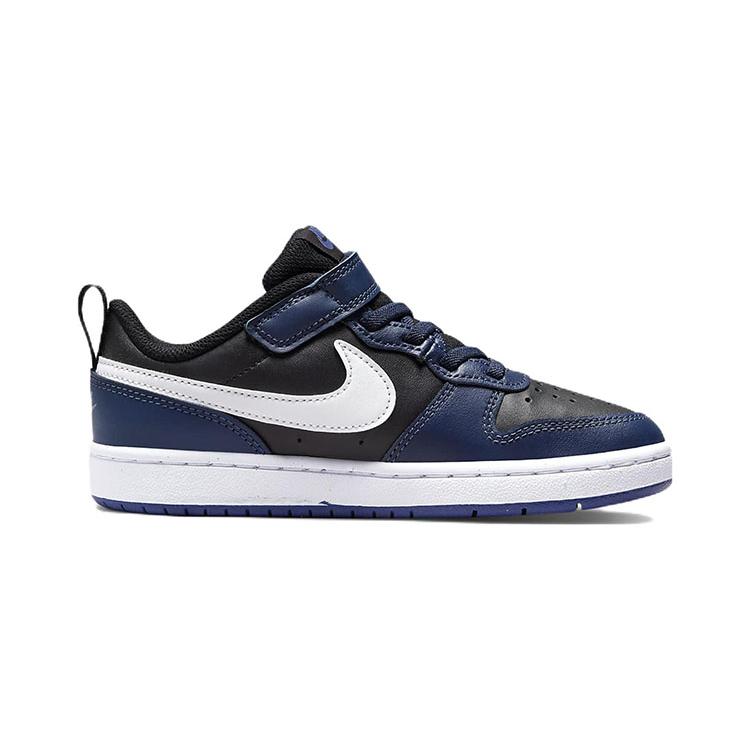 Nike Court Borough Low 2 Темно-синий Черный Белый PS BQ5451-404